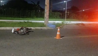 Acidente registrado na Avenida Noé Mendes