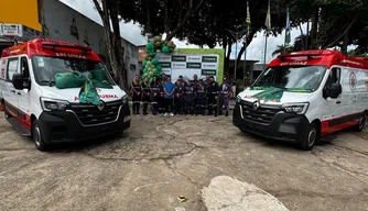 Ambulâncias entregues para o SAMU de Esperantina