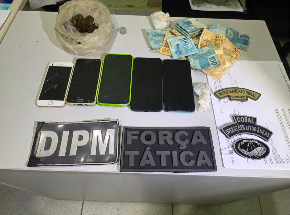 Apreensão de drogas