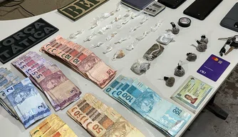 Polícia apreende drogas com dupla suspeita de tráfico em Picos