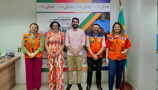 Semarh e Defesa Civil discutem parceria para atuar em áreas de risco no Piauí