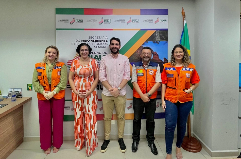 Semarh e Defesa Civil discutem parceria para atuar em áreas de risco no Piauí