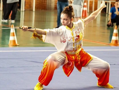 Talita Pereira, atleta de Kung Fu