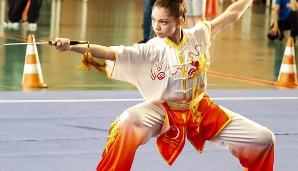 Talita Pereira, atleta de Kung Fu