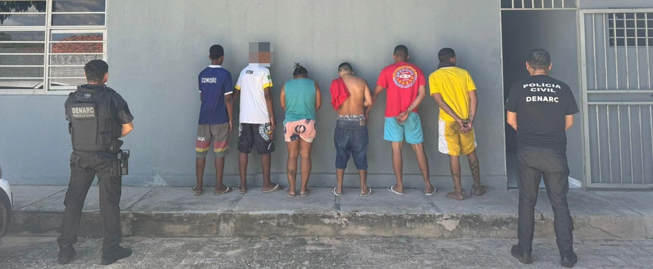 Operação do Denarc cumpre mandados contra faccionados em Teresina