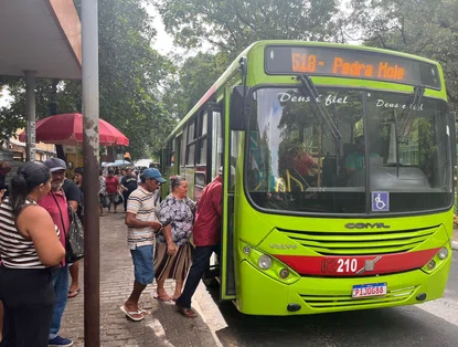 Greve dos ônibus.