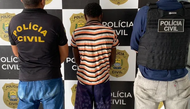 homem suspeito de série de furtos em Floriano