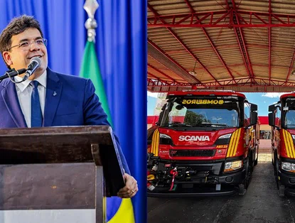 Rafael Fonteles entregará novas viaturas para Corpo de Bombeiros nesta quinta