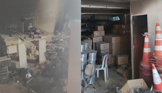 Incêndio atinge empresa de telecomunicações no bairro Pirajá