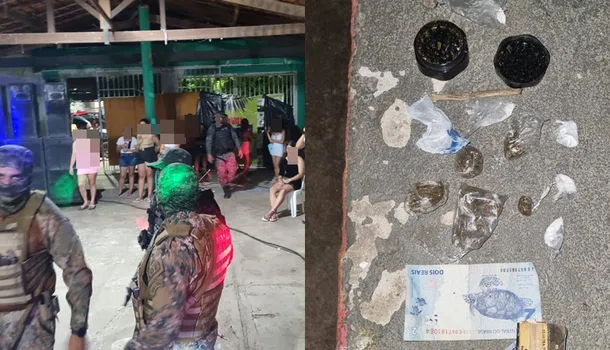 PM prende foragido da justiça durante festa de apologia à facção em Timon