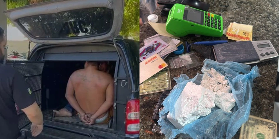 Denarc prende irmãos suspeitos de tráfico de drogas