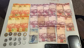 Materiais apreendidos pela Polícia Civil