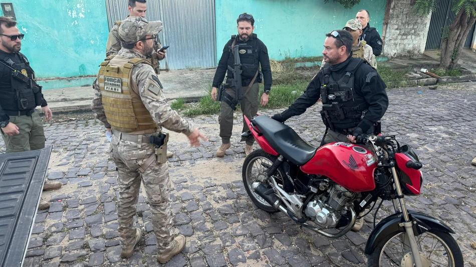 Motocicleta apreendida
