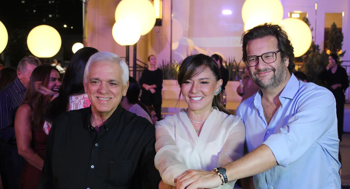 Themístocles Filho, Ivanária Sampaio e Rodolfo Trussardi