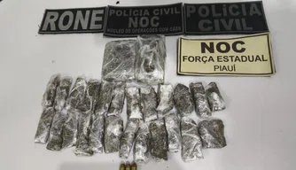 Materiais apreendidos pela Polícia Civil