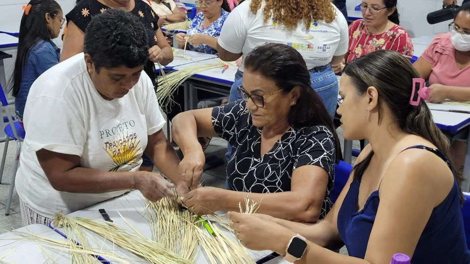Curso de artesanato “Trançado em Palha de Carnaúba”