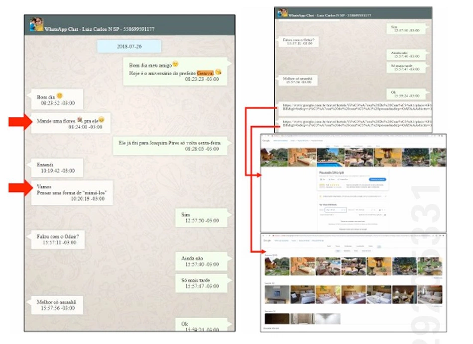 Em conversas no WhatsApp, empresário planeja presente para  mimar  o ex-prefeito