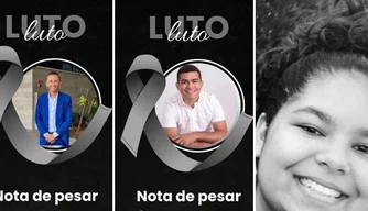 Vítimas do acidente.