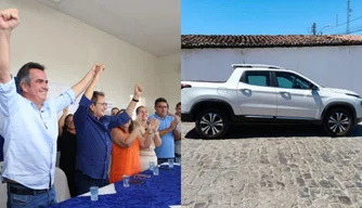 Ciro Nogueira entrega veículo para área da saúde de Monsenhor Hipólito