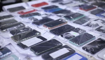 Aparelhos celulares recuperados