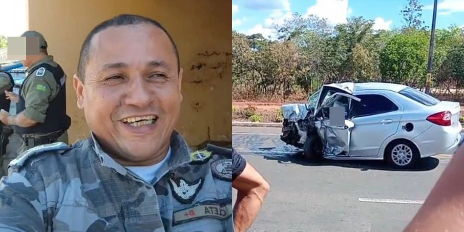 Policial militar do Piauí morre em acidente de carro no Maranhão