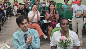 Cerimônia de casamento na HUT.