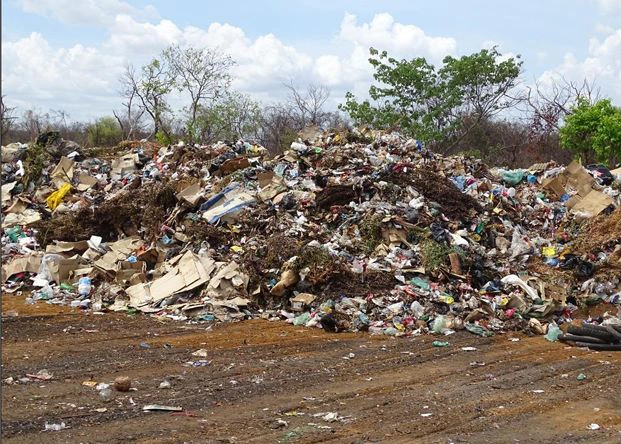 Lixão no município de Bocaina