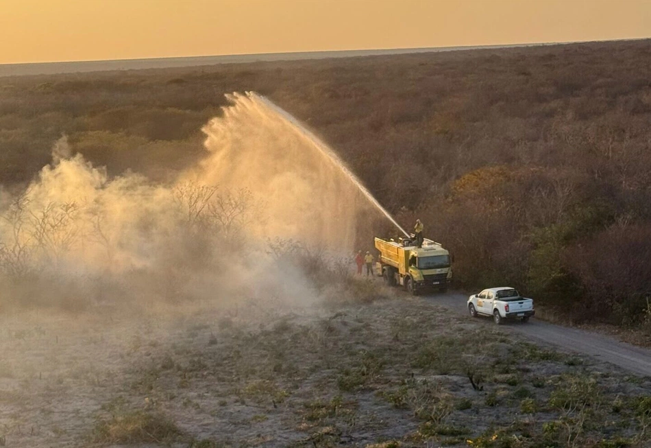 Incêndio em corredor ecológico em São Raimundo Nonato