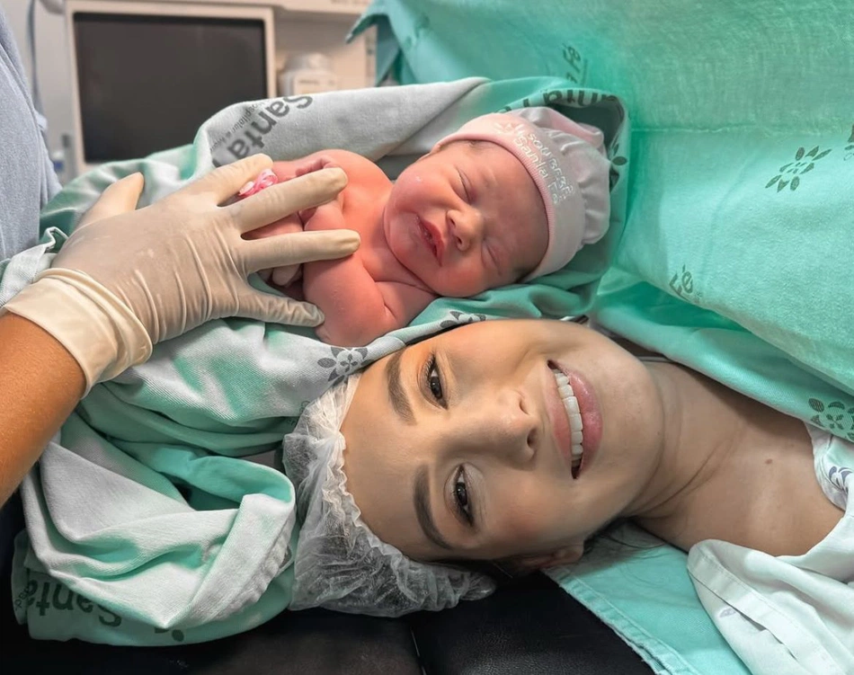 Cristina Soares e sua filha, Maria Cristina.