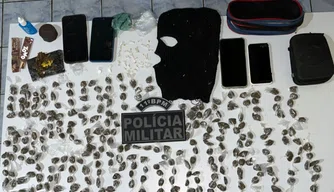 PM apreende grande quantidade de drogas