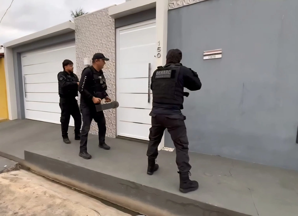 Operação contra o tráfico de drogas