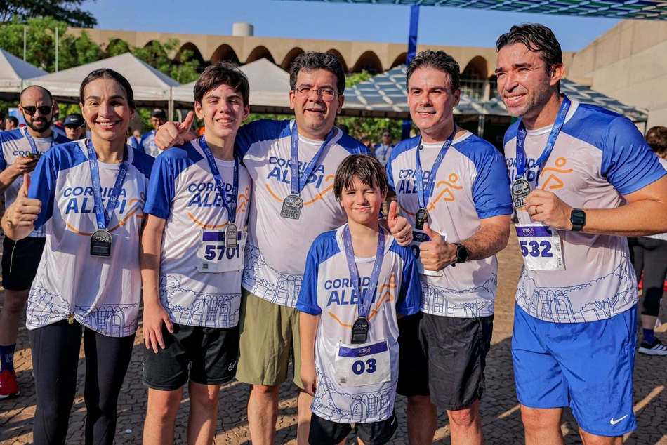 Governador Rafael Fonteles durante a 1ª edição da Corrida Alepi