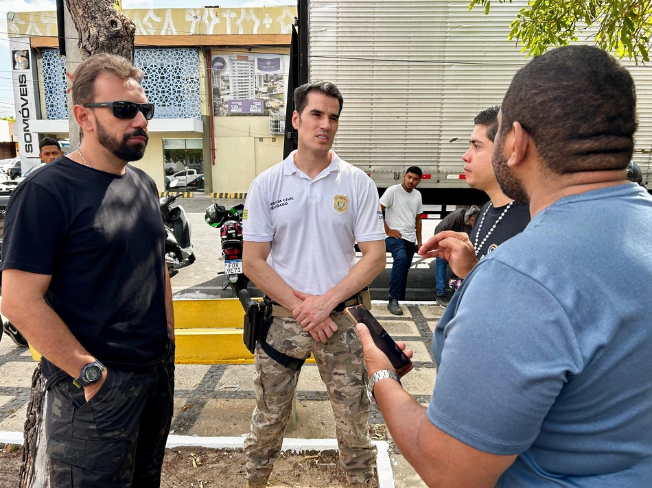 Encontro com motoboys e entregadores de delivery em Teresina