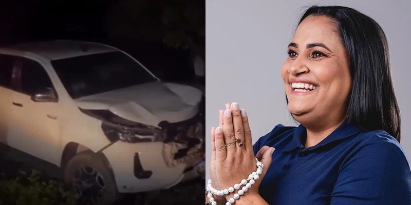 Prefeita de Boqueirão do Piauí se envolve em acidente