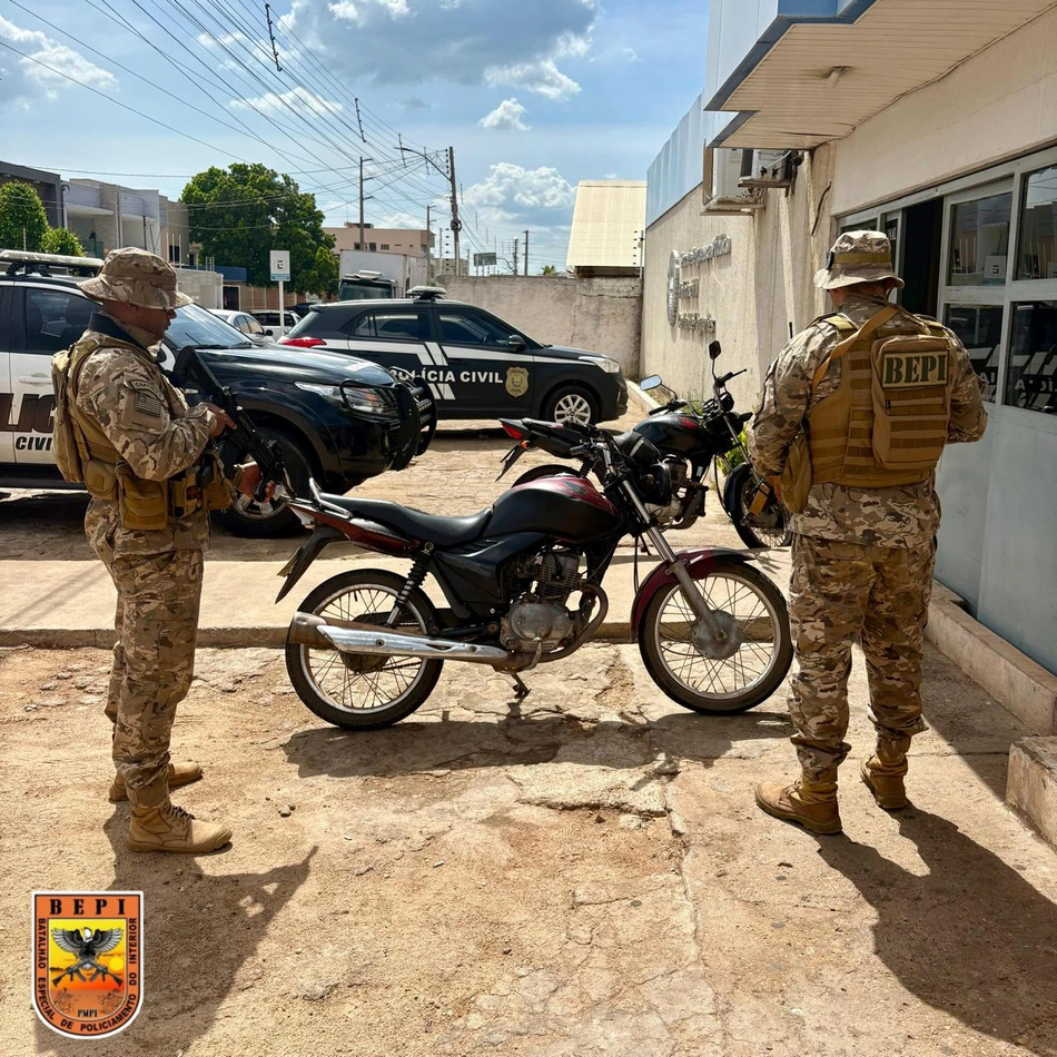 Motocicleta apreendida