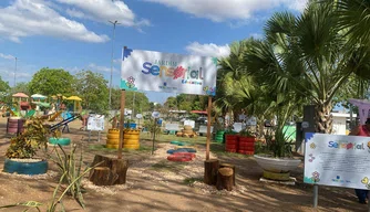 Jardim Sensorial no Parque da Cidadania de Teresina
