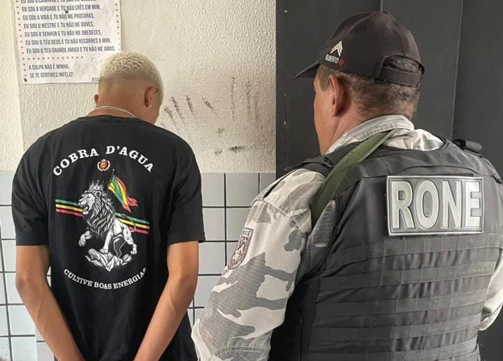 Suspeito preso