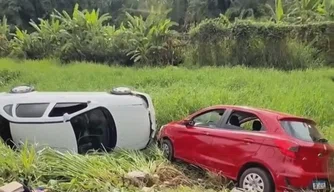 Colisão entre veículos na BR-343