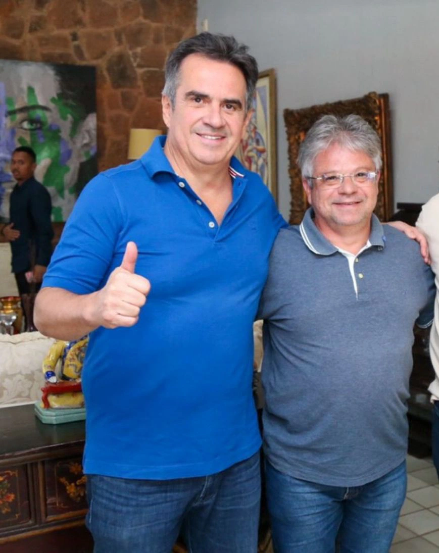 Senador Ciro Nogueira e deputado Gustavo Neiva