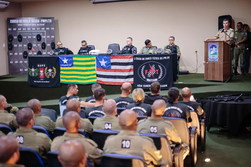 Curso de Força Tática da PMPI