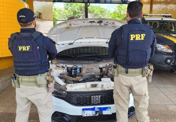 Veículo apreendido durante fiscalização de rotina em Floriano