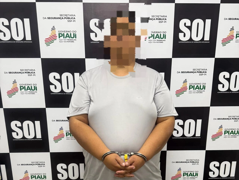 Suspeito preso