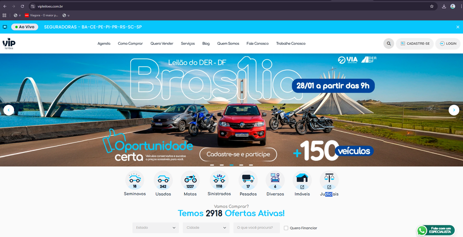 Leilão de bens inservíveis do Piauí