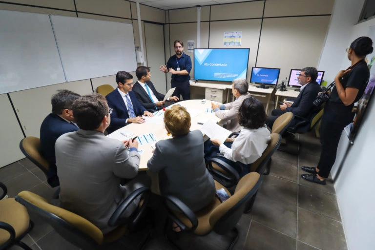 Reunião sobre a execução de multas eleitorais