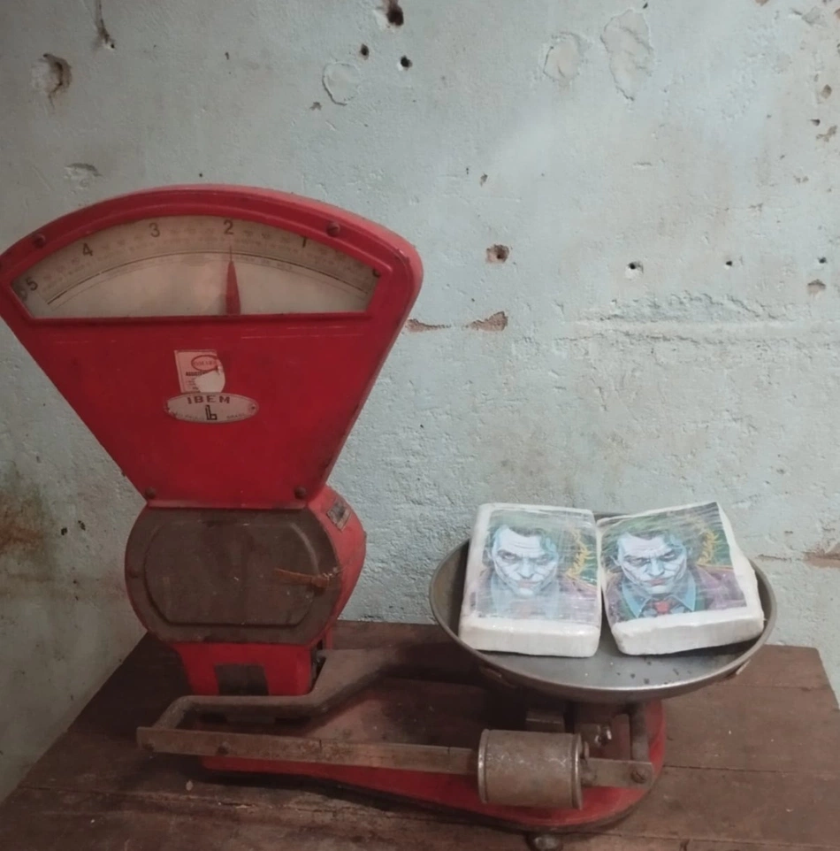 Materiais apreendidos