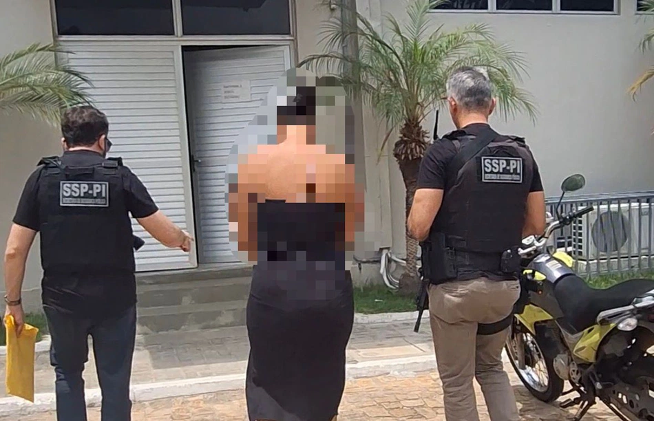 Secretaria de Segurança cumpre mandado de prisão em desfavor de uma mulher em Teresina
