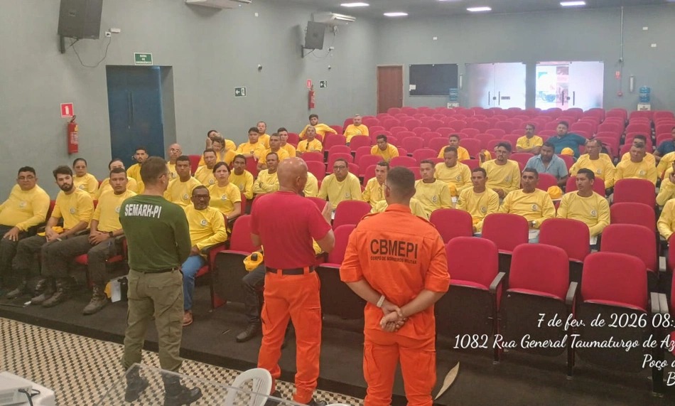 Capacitação de brigadista na cidade de Barras.