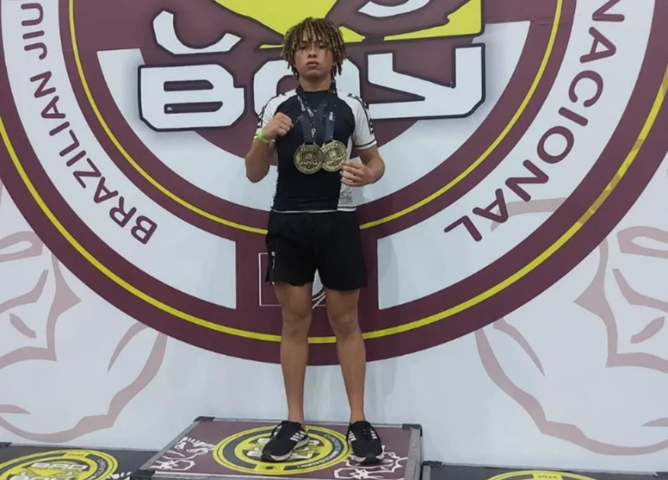 Walison, jovem atleta piauiense de Jiu-Jitsu