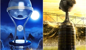 Taças da Copa Sul-Americana e Libertadores