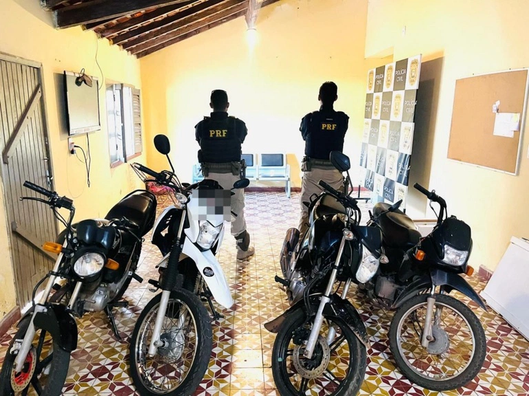 PRF recupera 5 motocicletas adulteradas em Barras e Teresina, dentro de 24h